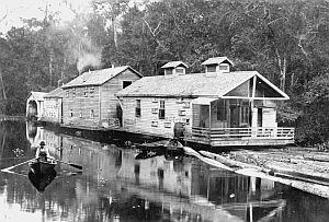 Late 1800's Cypress logging camp